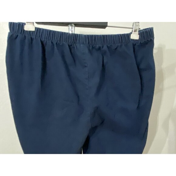 Woman Within Womens Plus 28 Tall 39X32 Elastic Waist Pull On Blue Jeans Pockets - Picture 8 of 9